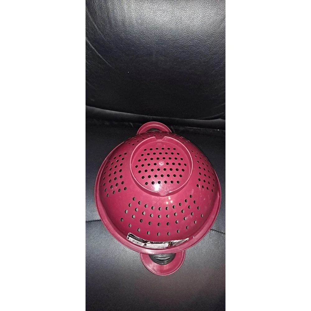 Farberware Red Colander With Soft Grip‎ Handles 5 Qt Drainer